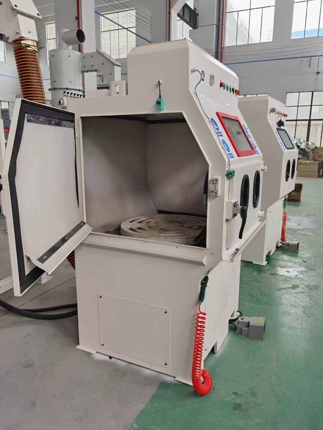 大渡口移动式抛丸机的工作原理?